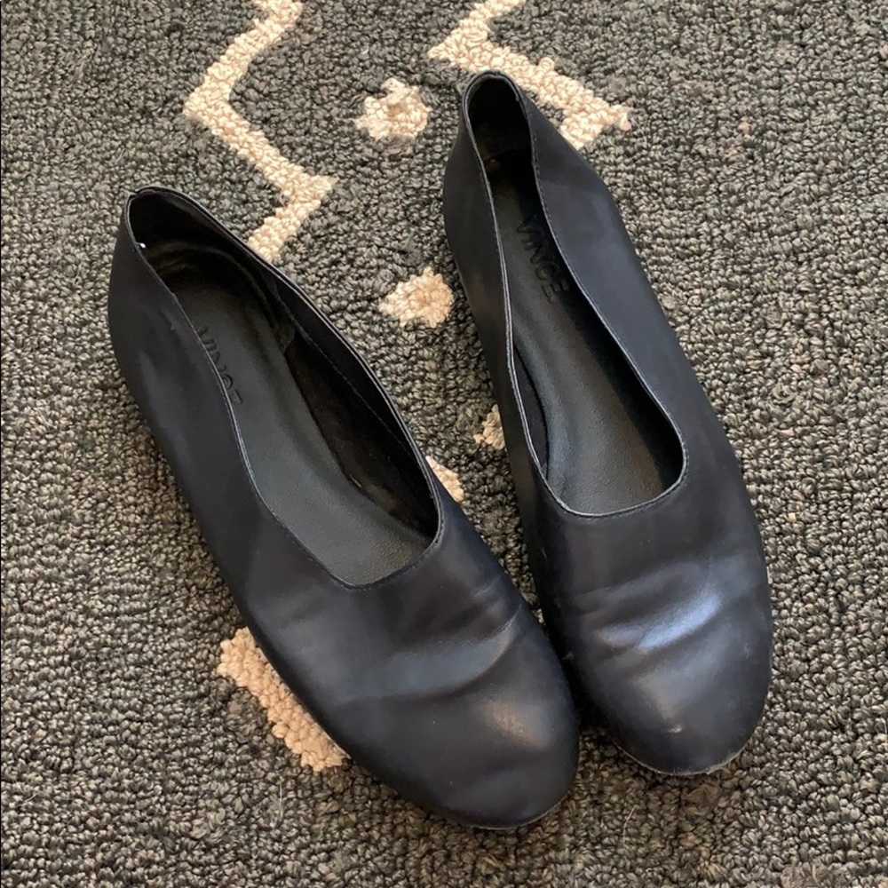 Vince slip on leather flats size 36.5/6.5